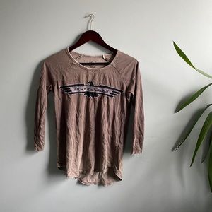 LuckyBrand 🍀 Thunderbird 🦅 3/4 sleeve top